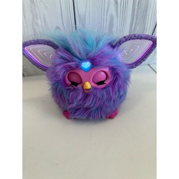 Furby Purple Plush Interactive Toy 2023 Hasbro  Tested And Works! - Picture 1 of 6